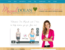 Tablet Screenshot of mariahdolan.com